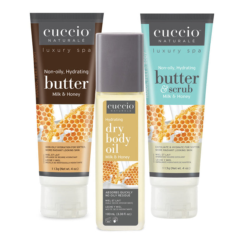 cuccio-naturale-milk-honey-body-essentials-coffret-3-soins image 1