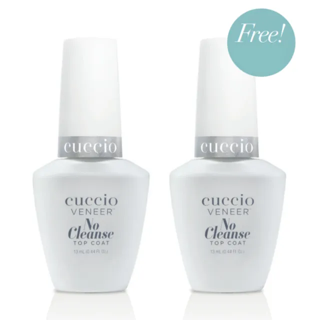 cuccio-colour-no-cleanse-top-coat-vernis-finition-2x13ml-brillant image 1