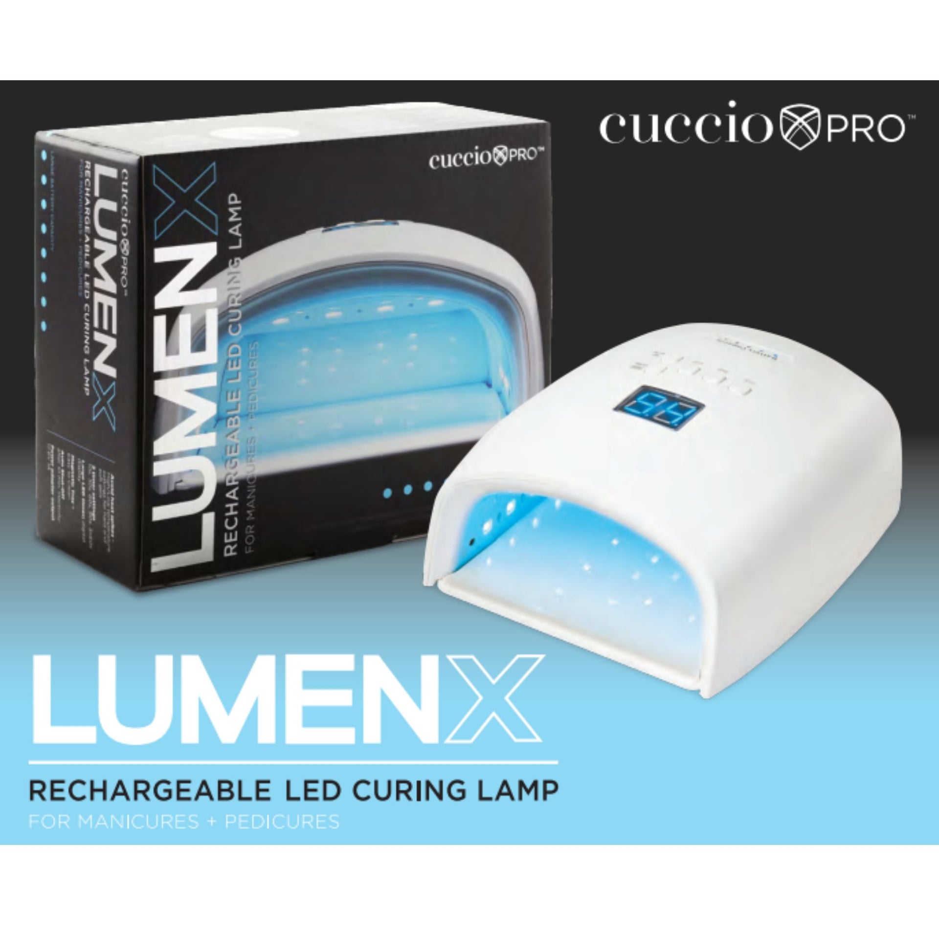 cuccio-pro-lumenx-lampe-led-ongles-rechargeable-48w image 1