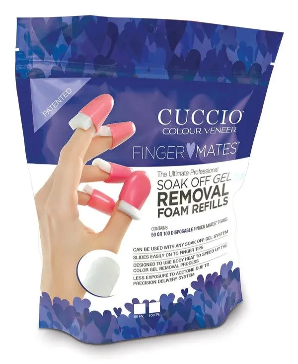 cuccio-colour-finger-mates-recharges-mousses-50-pcs image 1