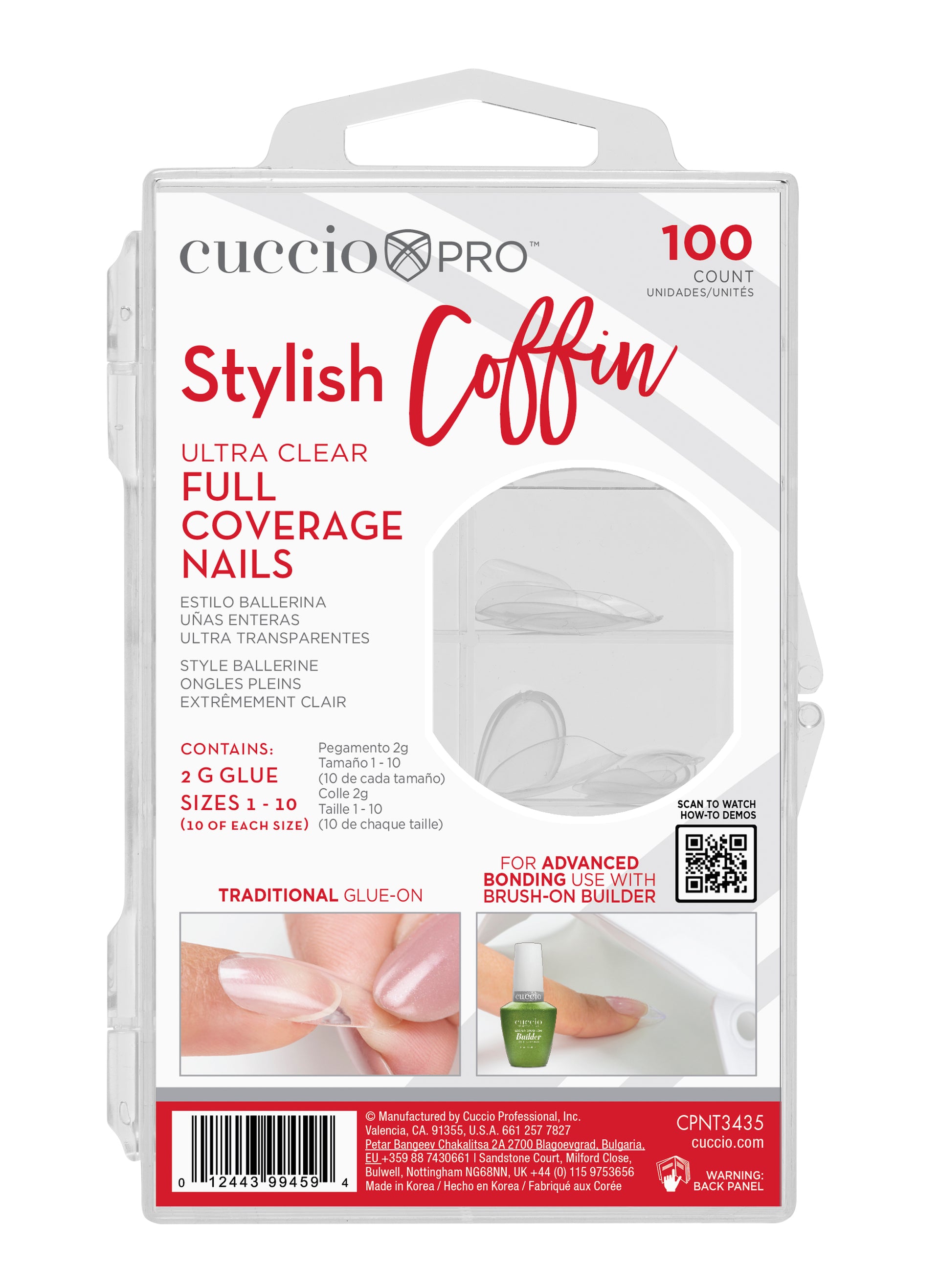 cuccio-pro-stylish-coffin-capsules-ongles-full-cover-x100 image 1