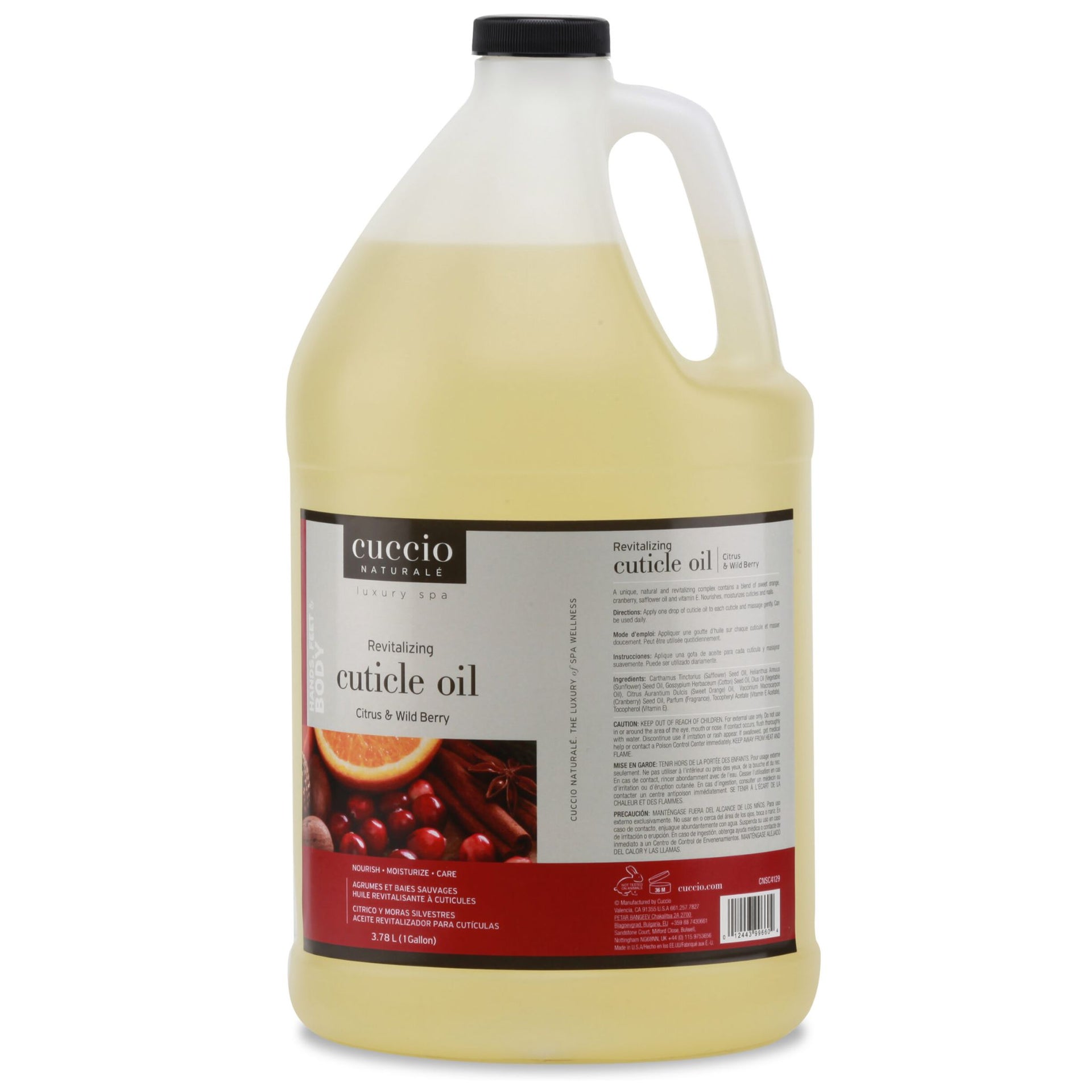 cuccio-naturale-citrus-wild-berry-huile-cuticules-gallon-hydratante image 1