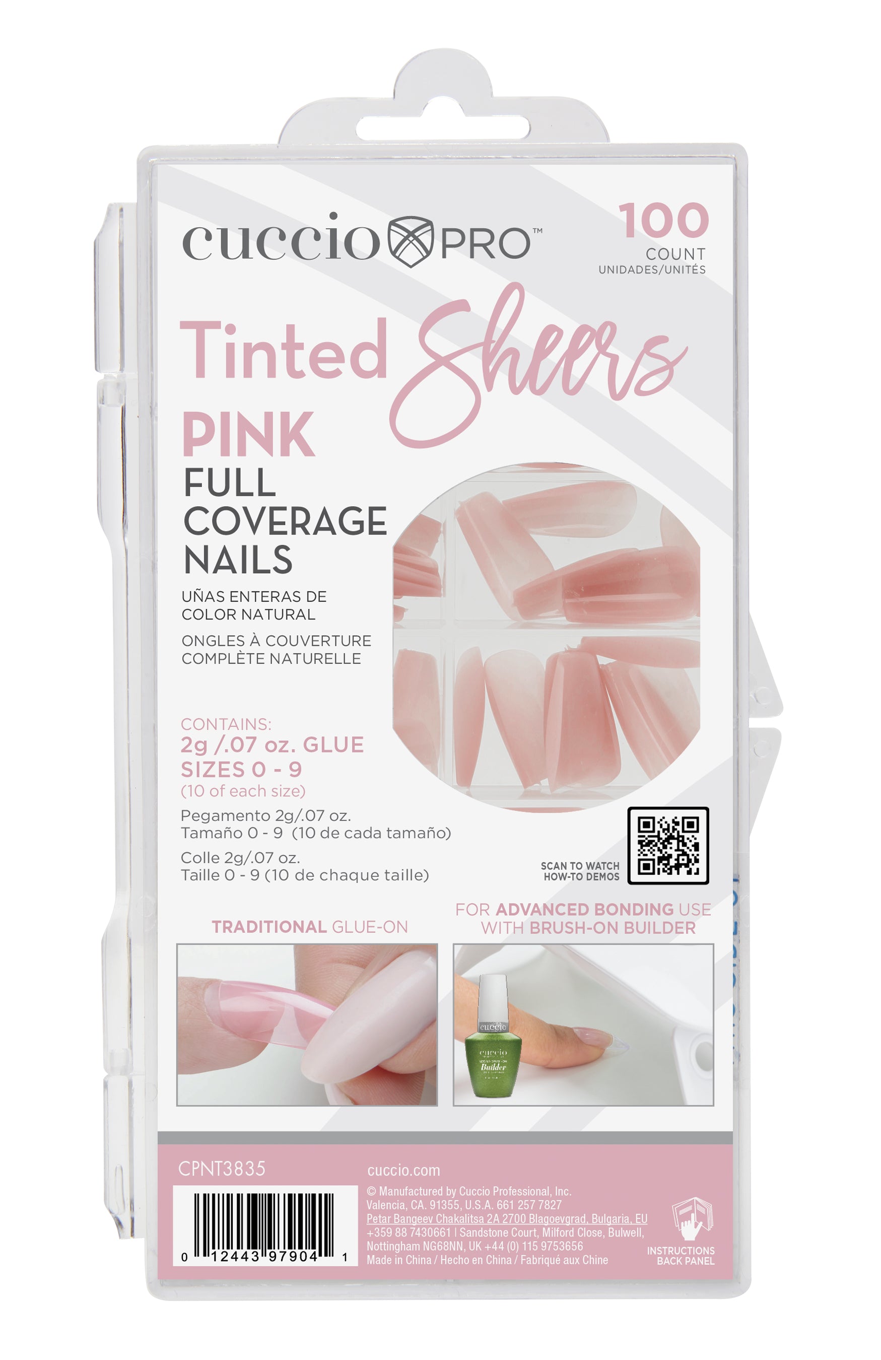 cuccio-pro-capsules-ongles-full-coverage-pink-sheer-x100 image 1