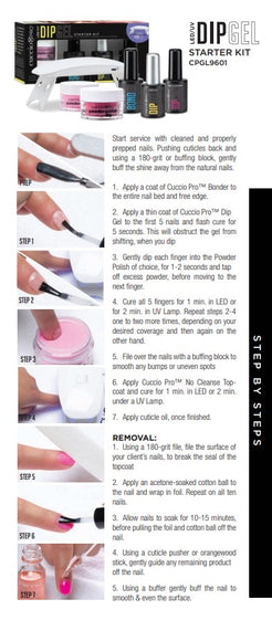 cuccio-pro-dip-gel-kit-starter-led-uv-poudre image 4