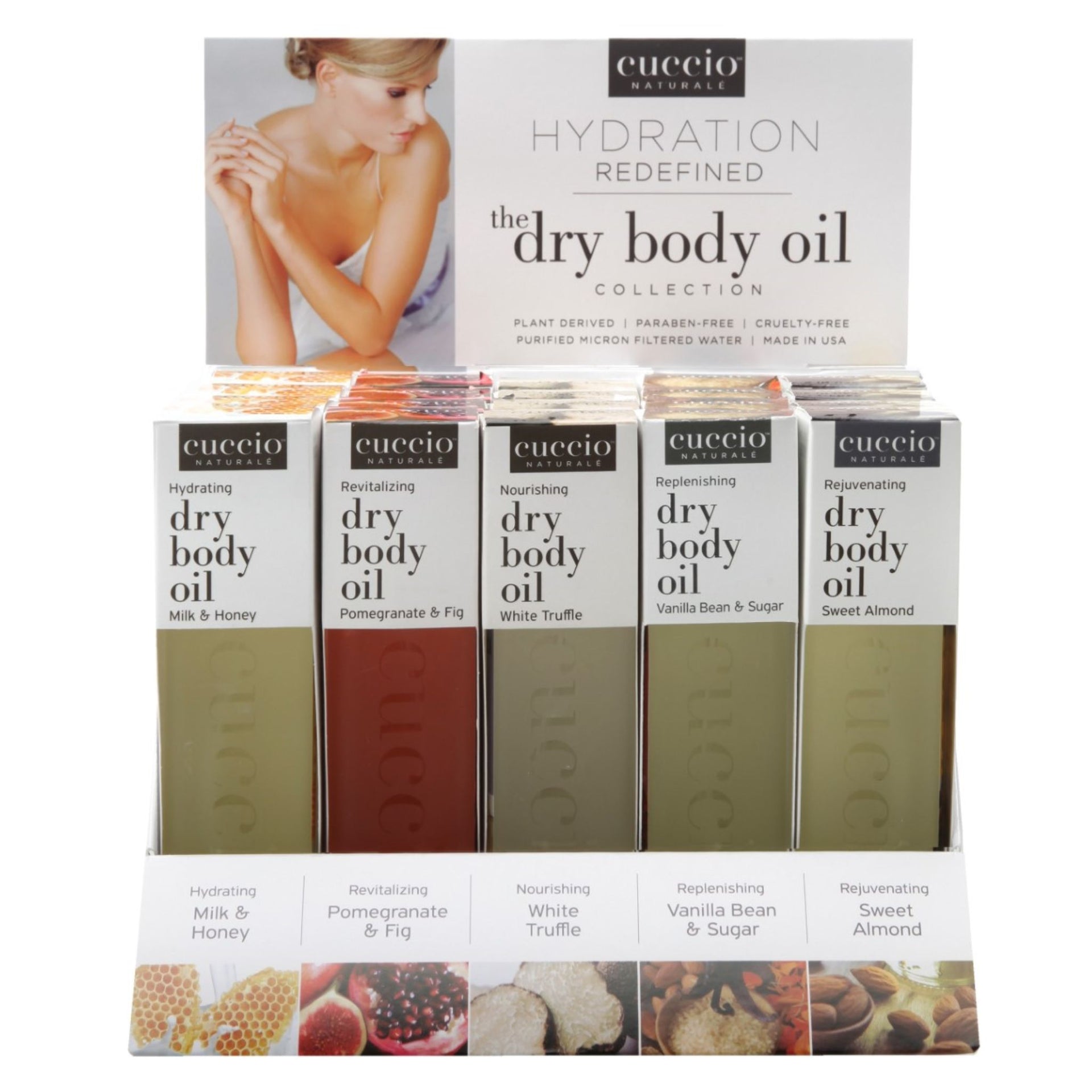 cuccio-naturale-huile-s-che-corps-collection-5x100-ml-display image 1