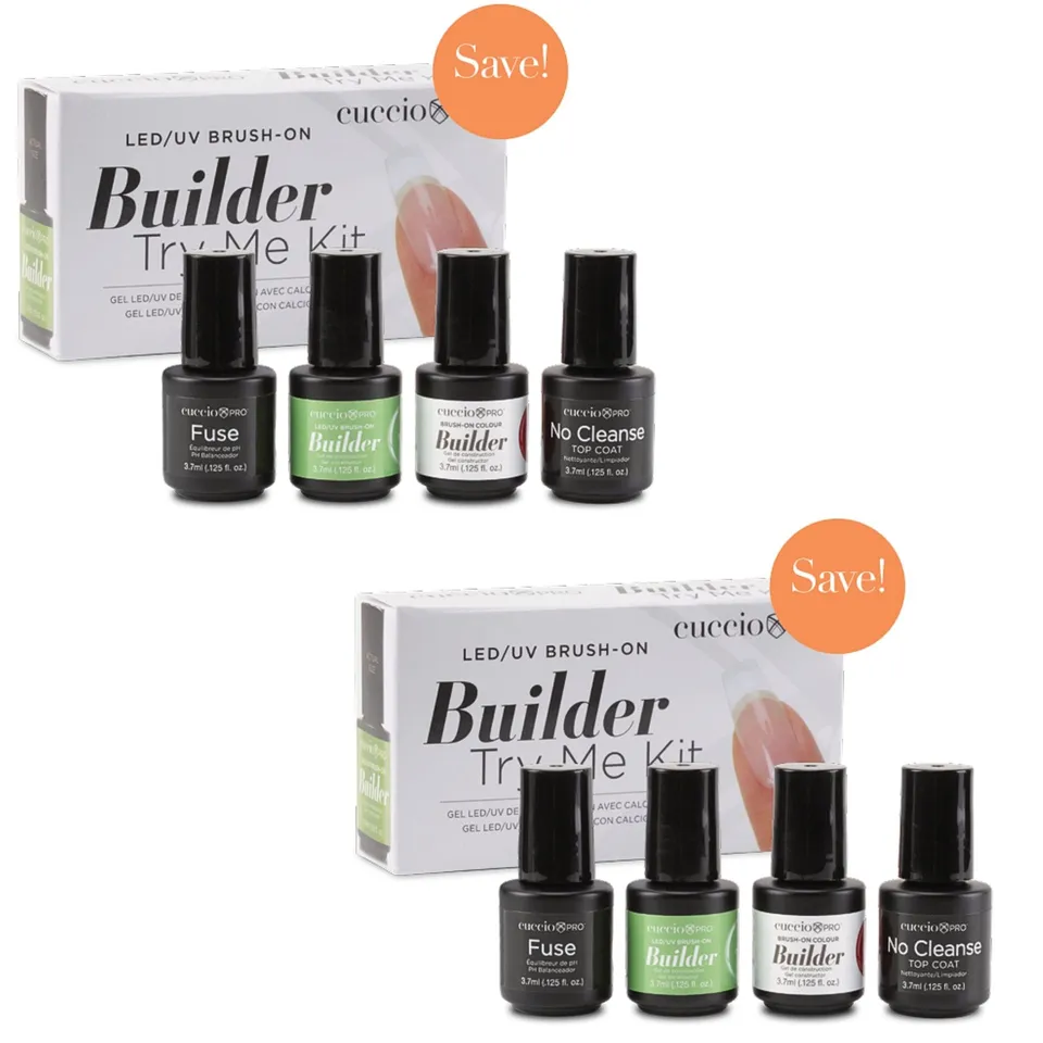 cuccio-pro-builder-try-me-kit-gel-ongles-5-x-13-ml image 1