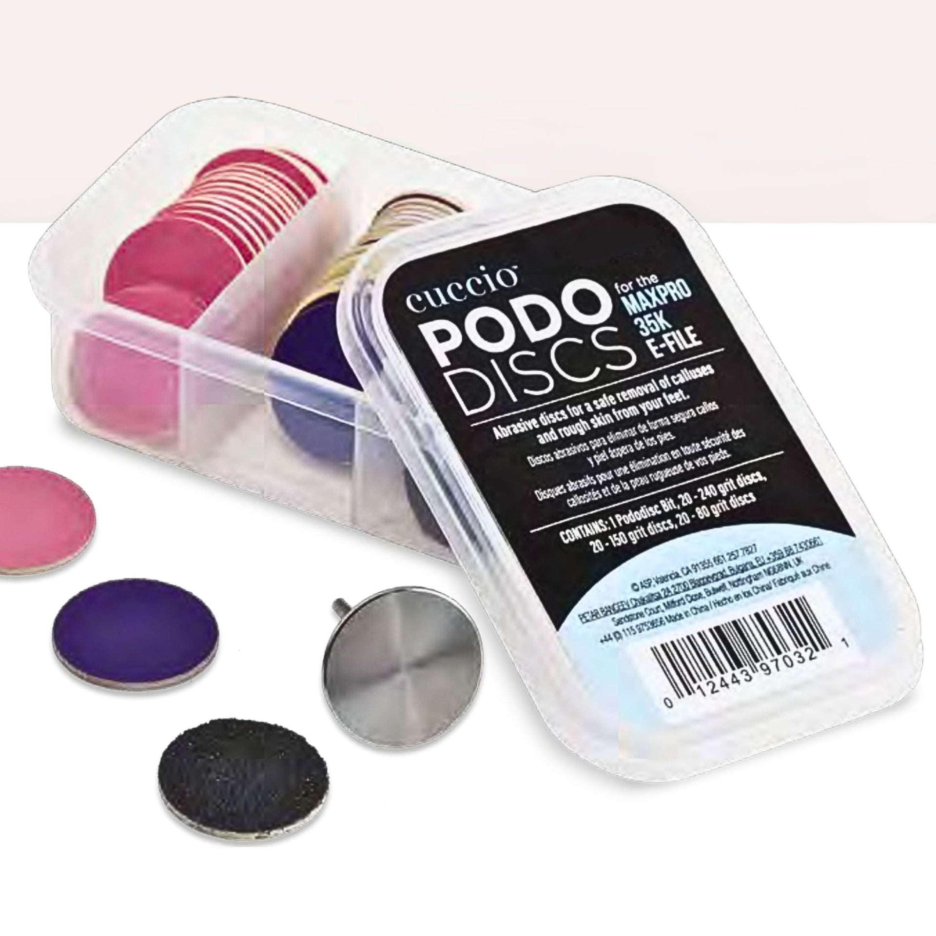 cuccio-pro-pododisc-set-disque-p-dicure-inox image 1