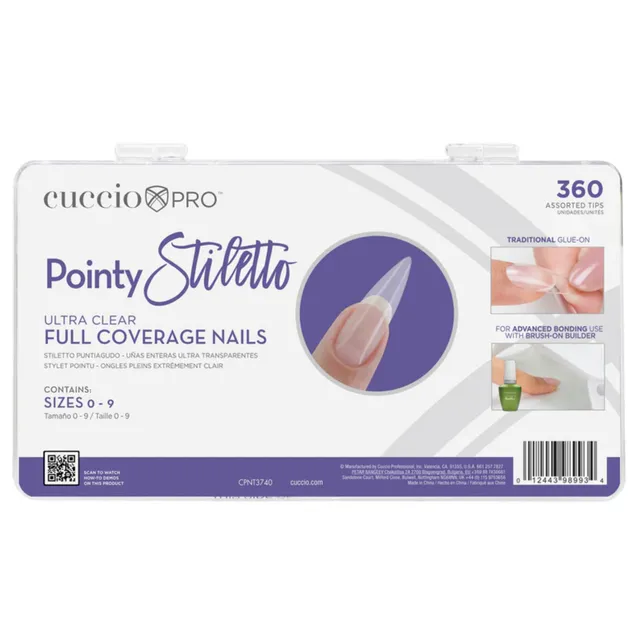 cuccio-pro-full-coverage-capsules-stiletto-pointu-360-pi-ces image 1