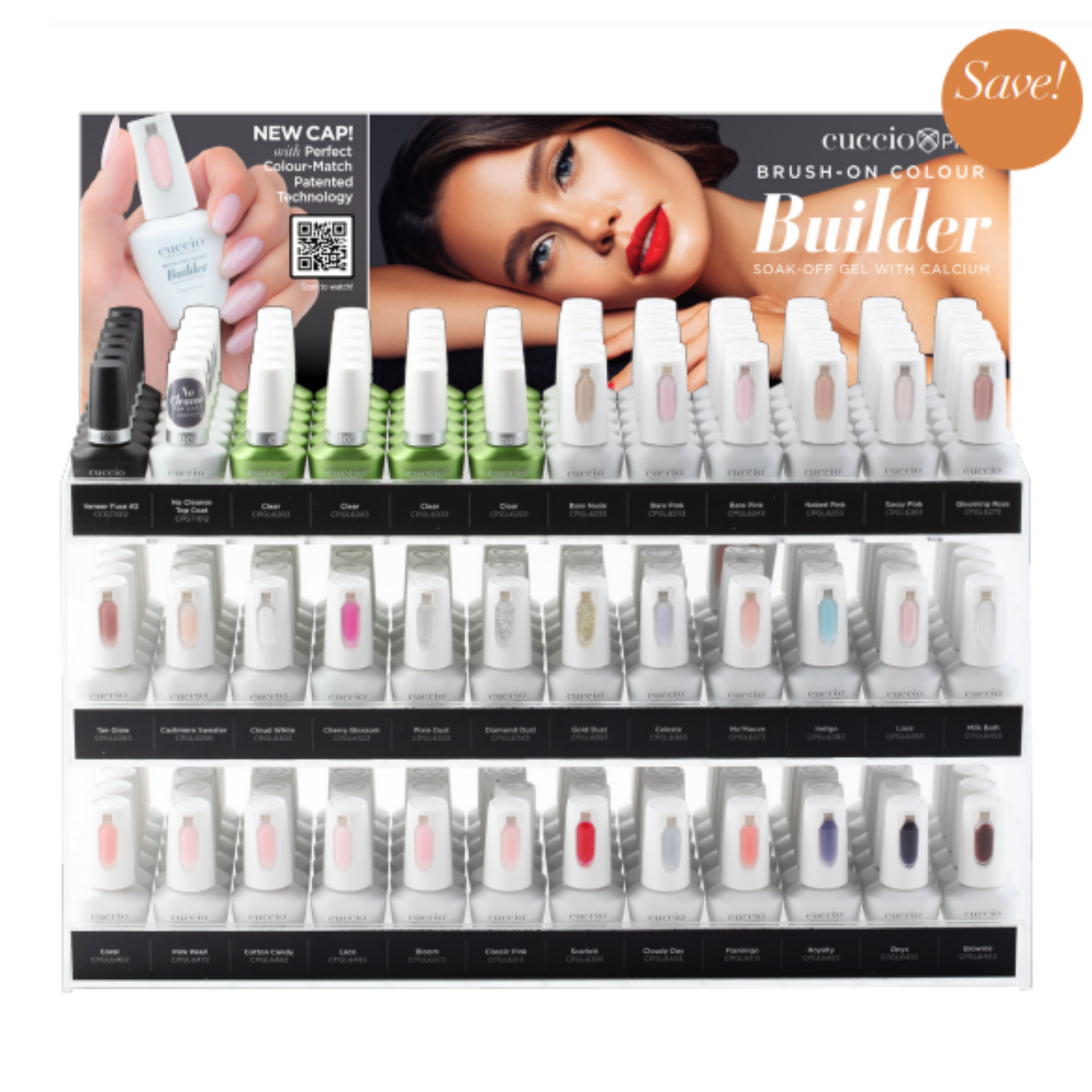 cuccio-pro-builder-gel-display-collection-compl-te-gel-construction image 1
