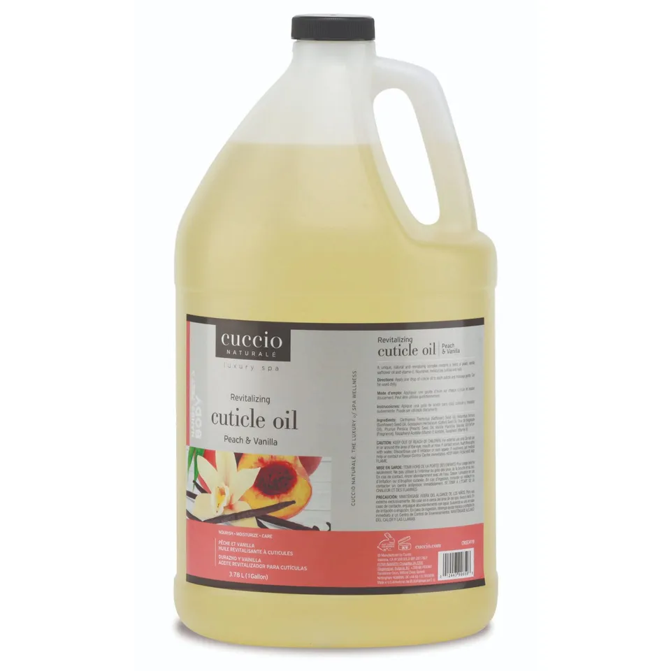 cuccio-naturale-huile-cuticules-p-che-vanille-gallon-nourrissante image 1