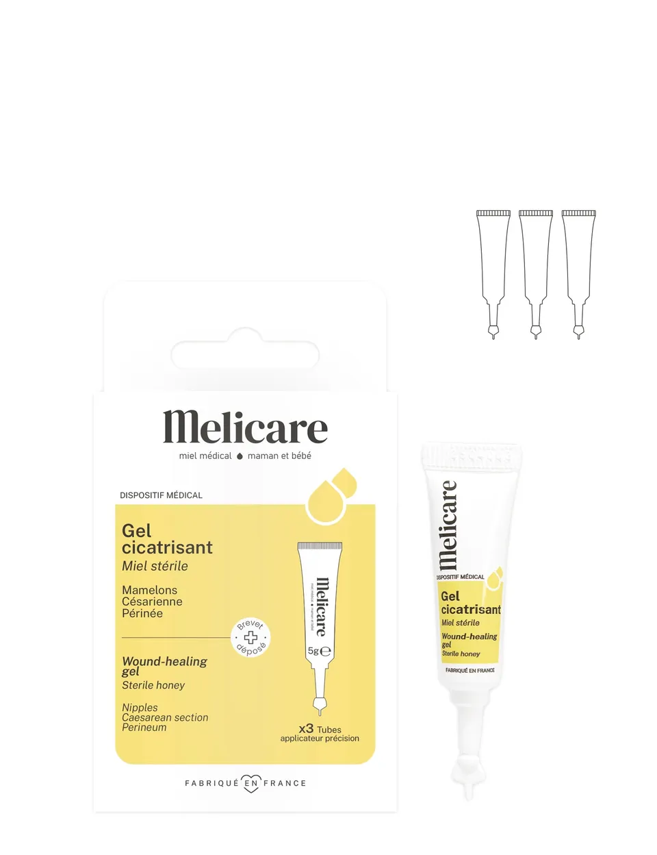 alvadiem-melicare-gel-cicatrisant-miels-monodose-3x5g image 1