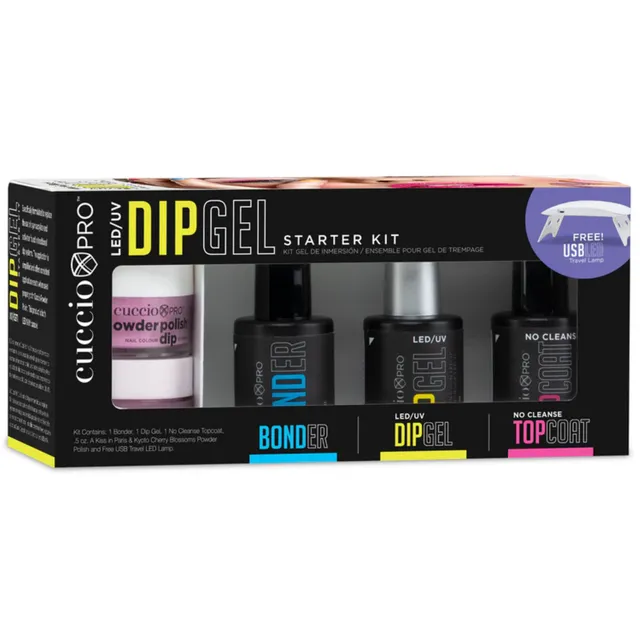 cuccio-pro-dip-gel-kit-starter-led-uv-poudre image 1