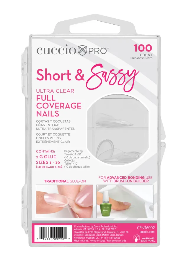 cuccio-pro-full-coverage-capsules-ongles-short-sassy-100-pi-ces image 1