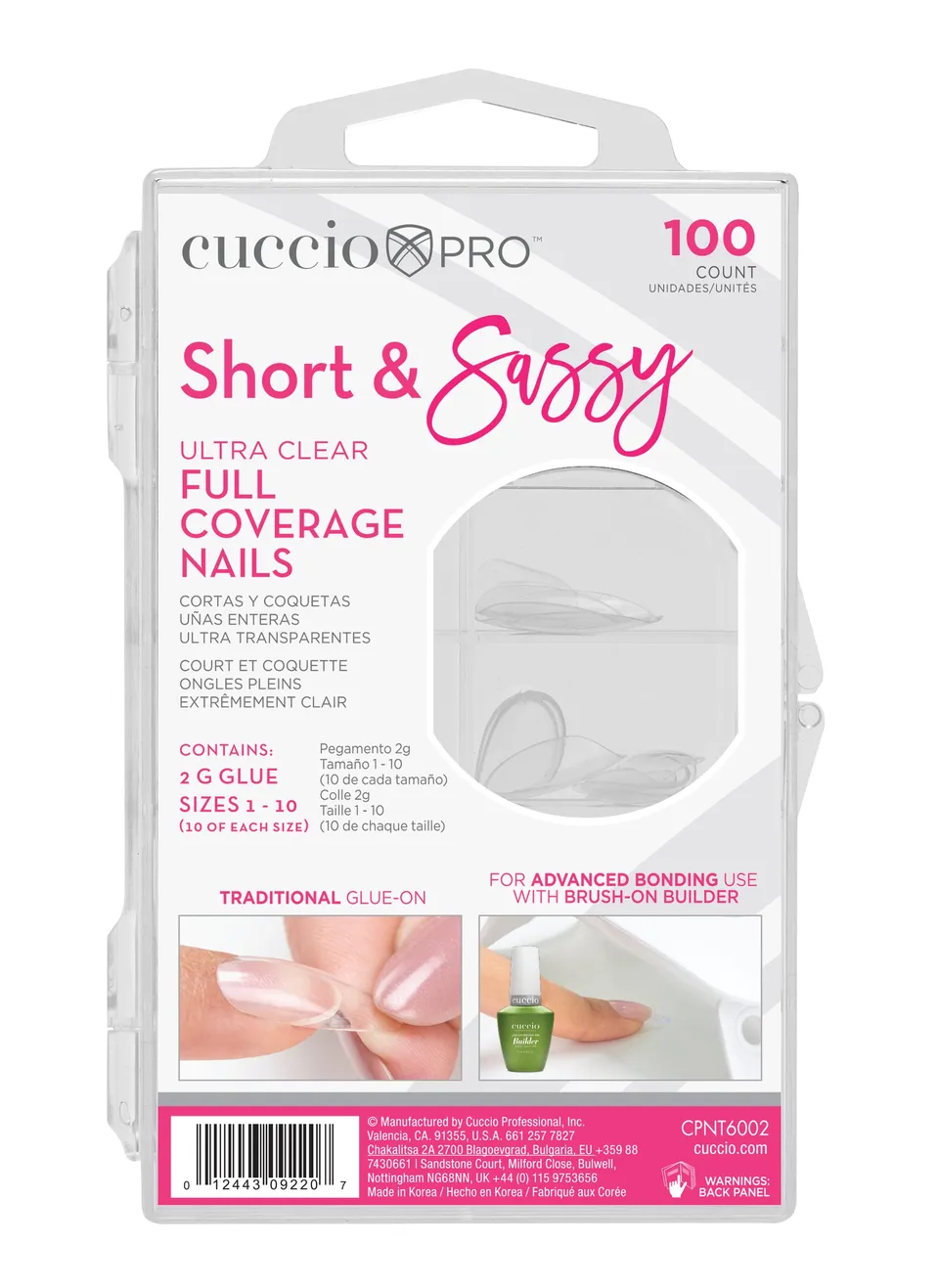 cuccio-pro-full-coverage-capsules-ongles-short-sassy-100-pi-ces image 1