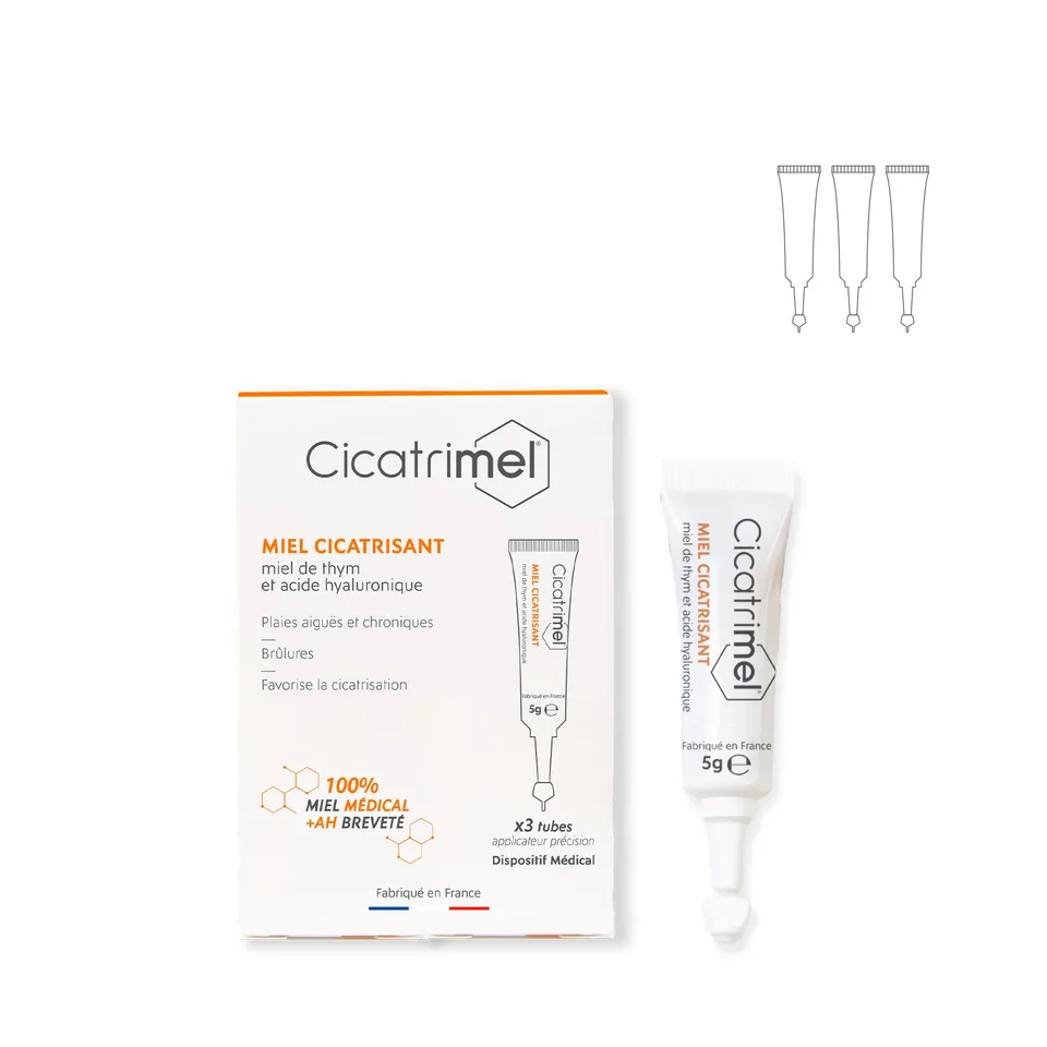 alvadiem-cicatrimel-monodose-miel-3x5g-plaies image 1