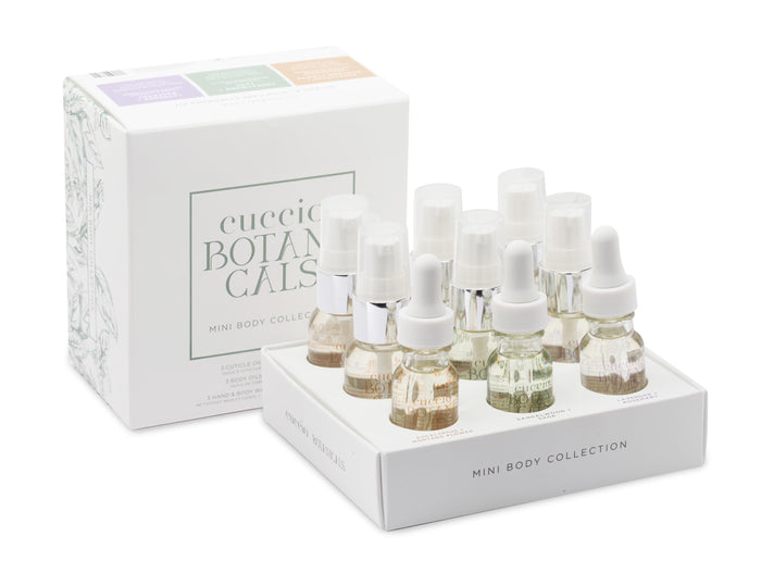 cuccio-botanicals-mini-coffret-huiles-corps-mains-9-pi-ces image 1