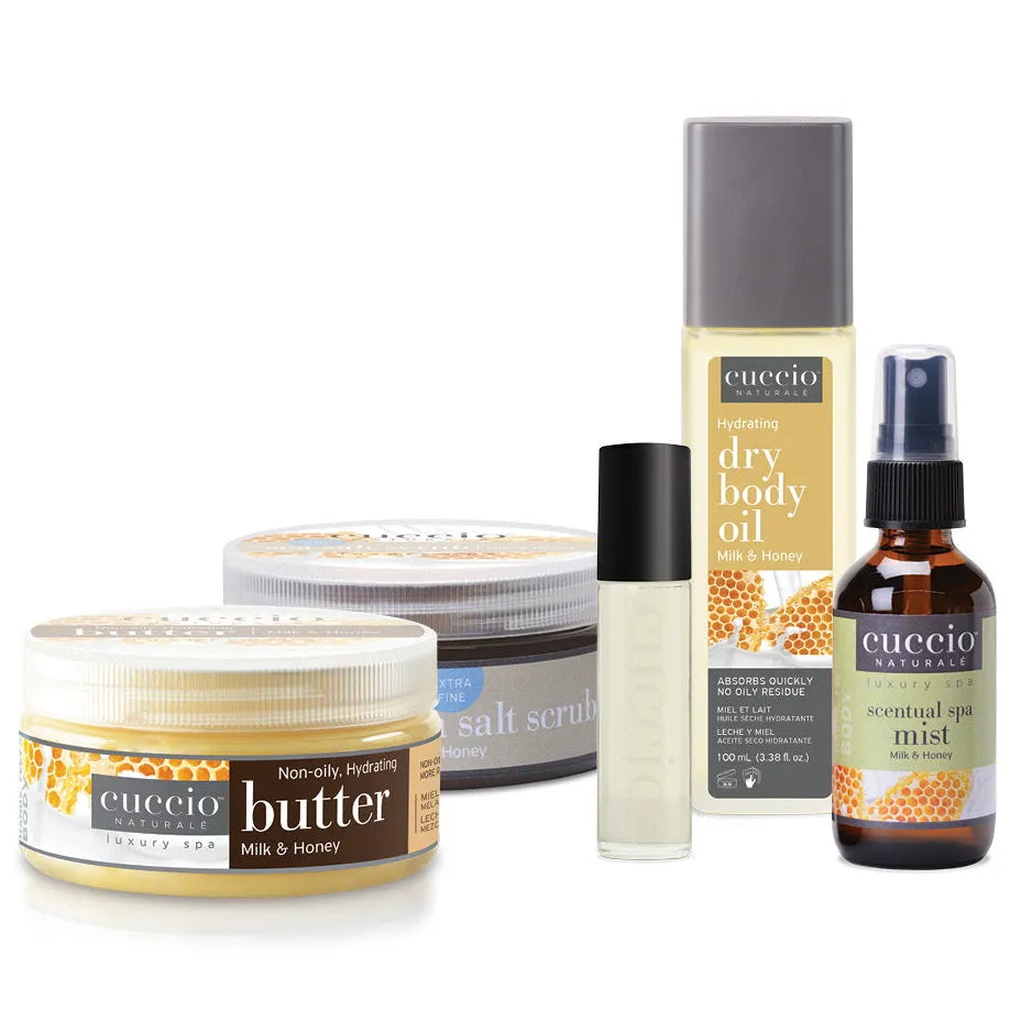 cuccio-naturale-milk-honey-coffret-spa-5-pi-ces-lait-miel image 1