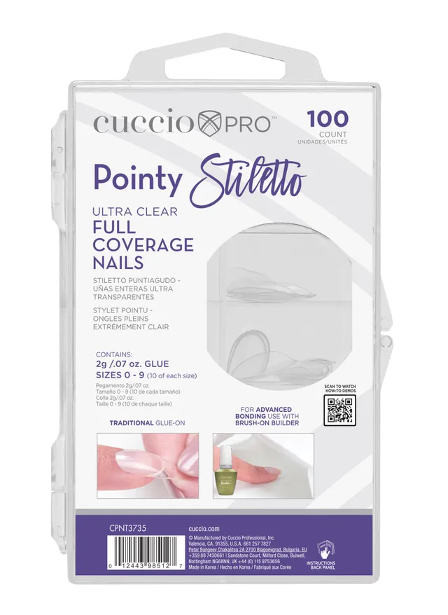 cuccio-pro-stiletto-capsules-ongles-full-cover-x100 image 1