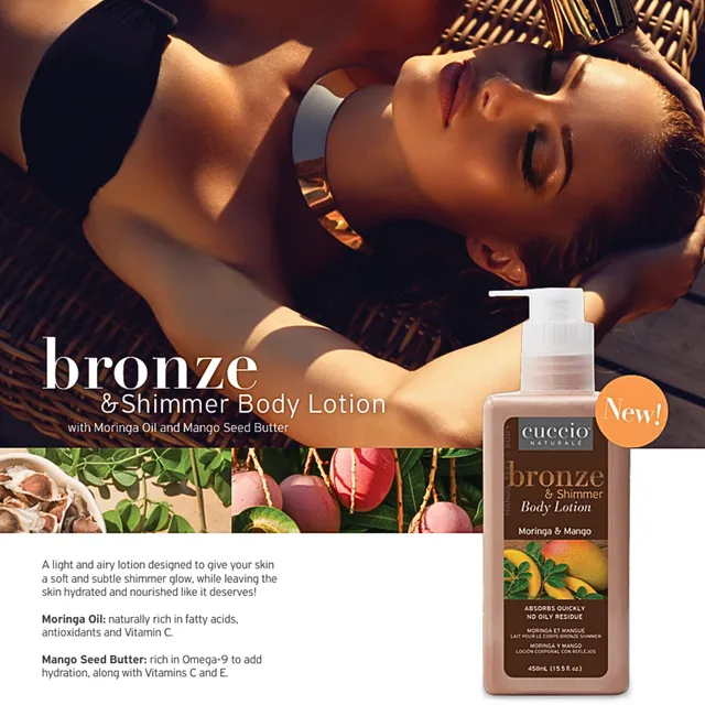 cuccio-naturale-bronze-shimmer-lait-corps-nacr-hydratant image 1