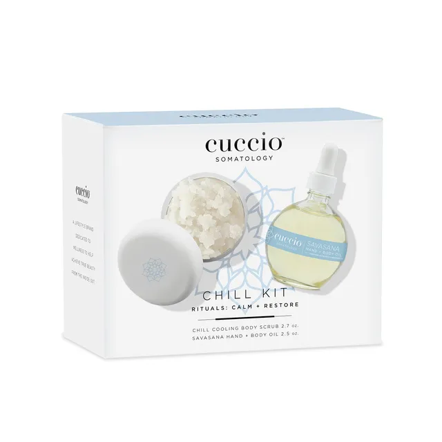 cuccio-somatology-chill-kit-gommage-huile-corps-menthe-lavande image 1