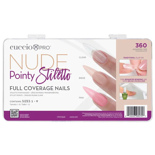 cuccio-pro-full-coverage-capsules-nude-stiletto-x360 image 1