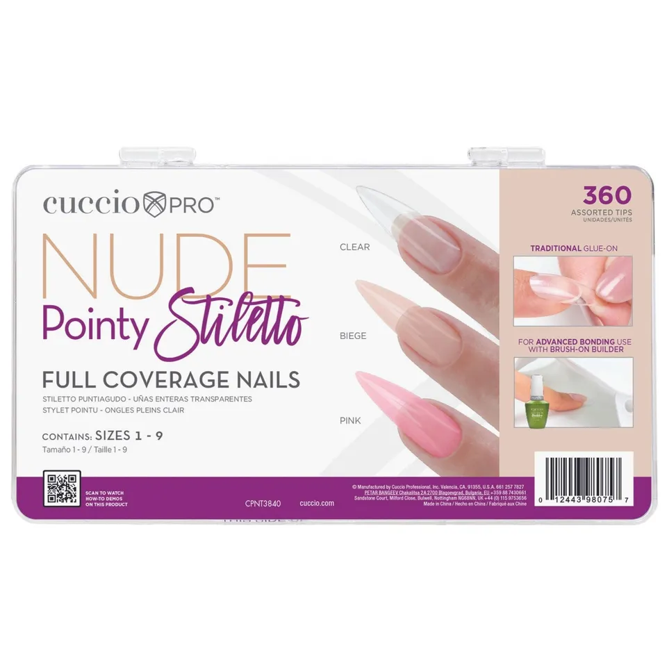 cuccio-pro-full-coverage-capsules-nude-stiletto-x360 image 1