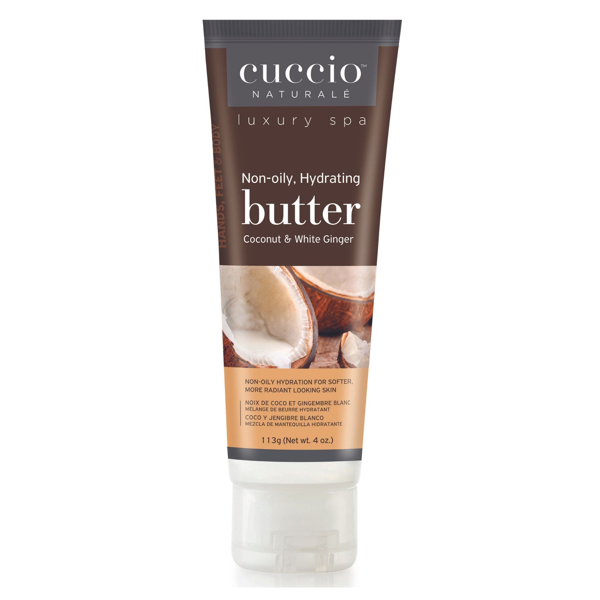 cuccio-naturale-coconut-white-ginger-beurre-corporel-4-oz image 1