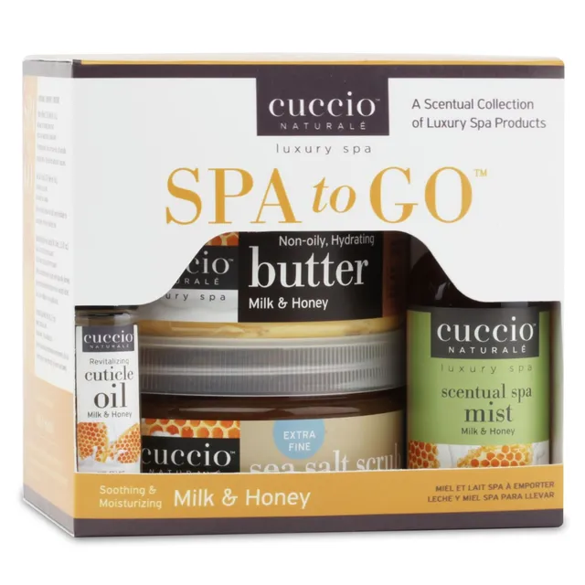 cuccio-naturale-milk-honey-spa-to-go-coffret-spa-lait-miel image 1