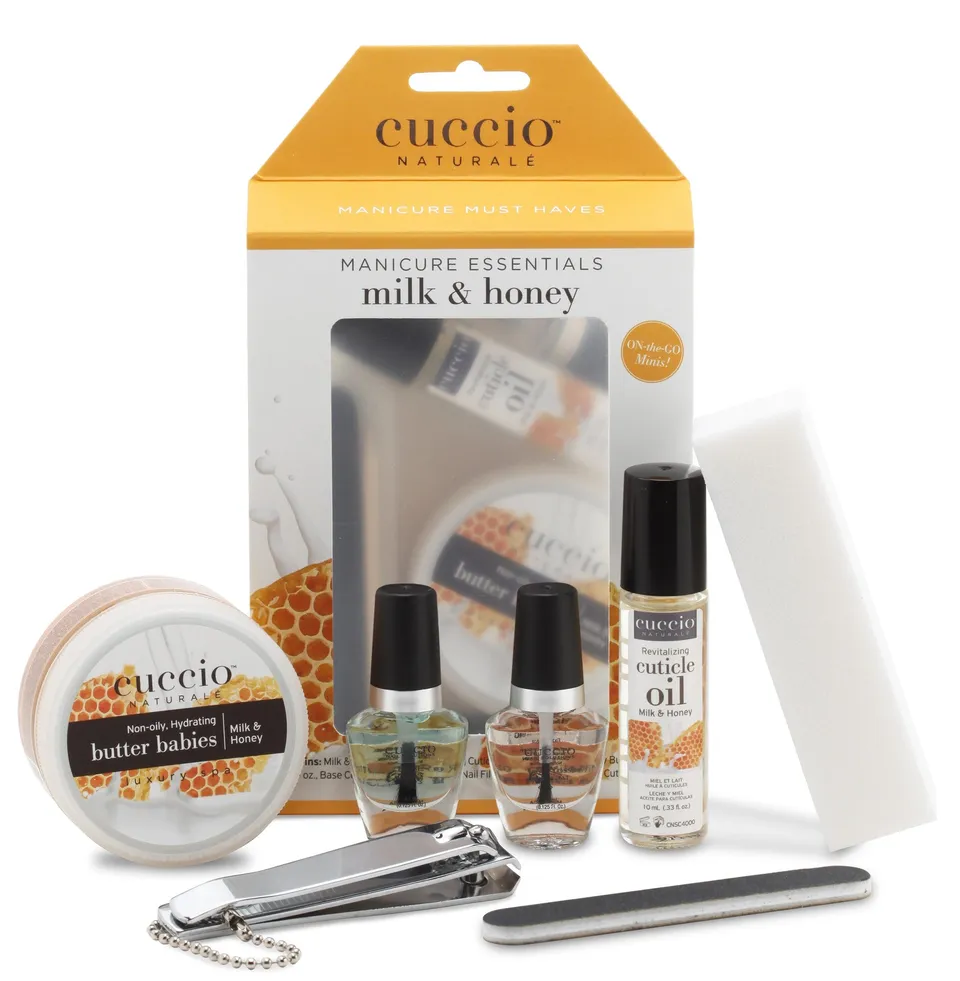 cuccio-naturale-mani-pedi-coffret-manucure-p-dicure-lait-miel image 1
