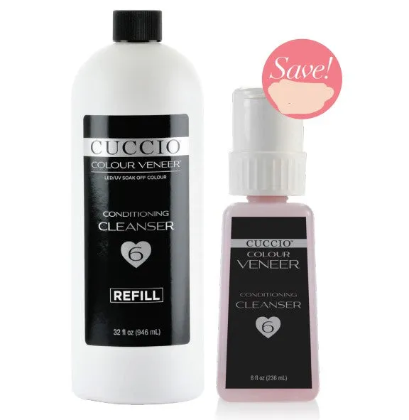 cuccio-veneer-cleaner-solution-nettoyante-32-oz-8-oz-hydratante image 1