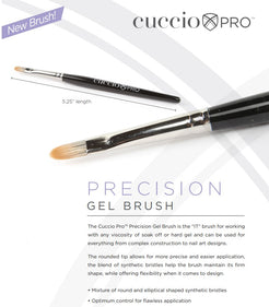 cuccio-pro-precision-pinceau-gel-bout-rond-synth-tique image 3