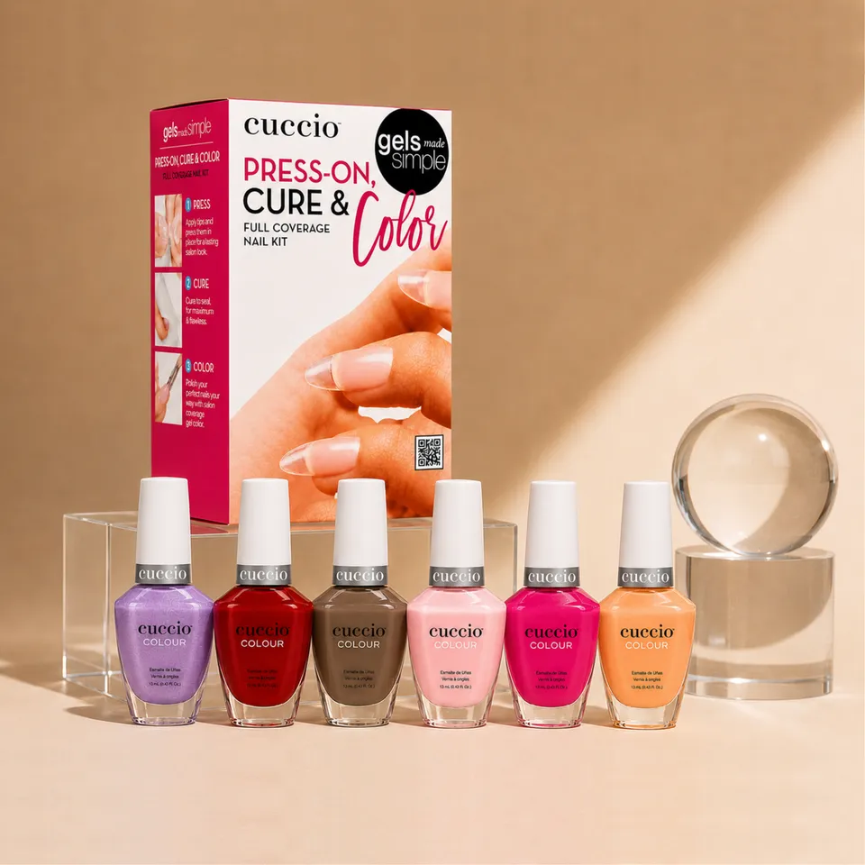 cuccio-pro-press-on-cure-color-kit-ongles-vernis-6-laques-offertes image 1