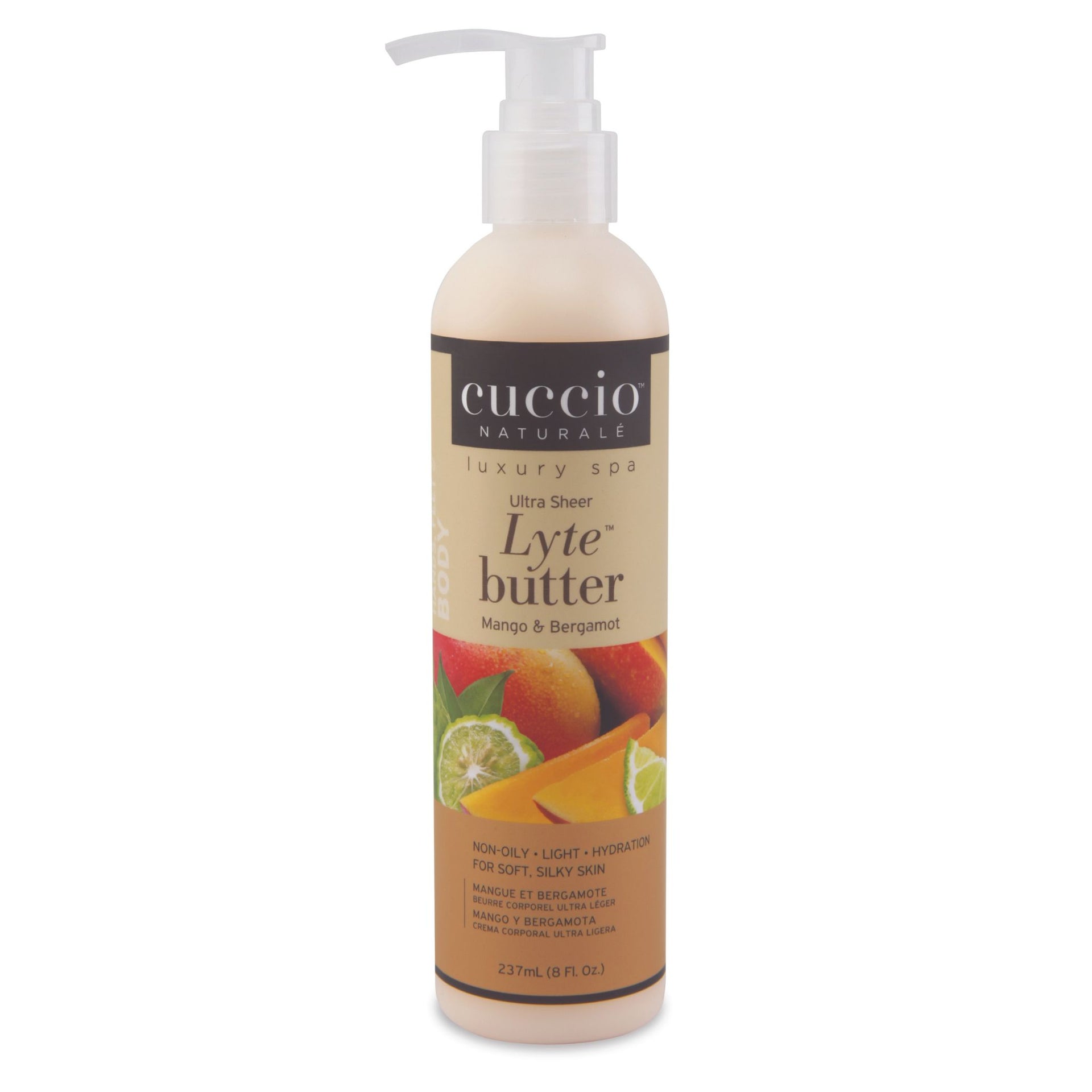 cuccio-naturale-lyte-beurre-corporel-l-ger-mangue-bergamote-8-oz image 1