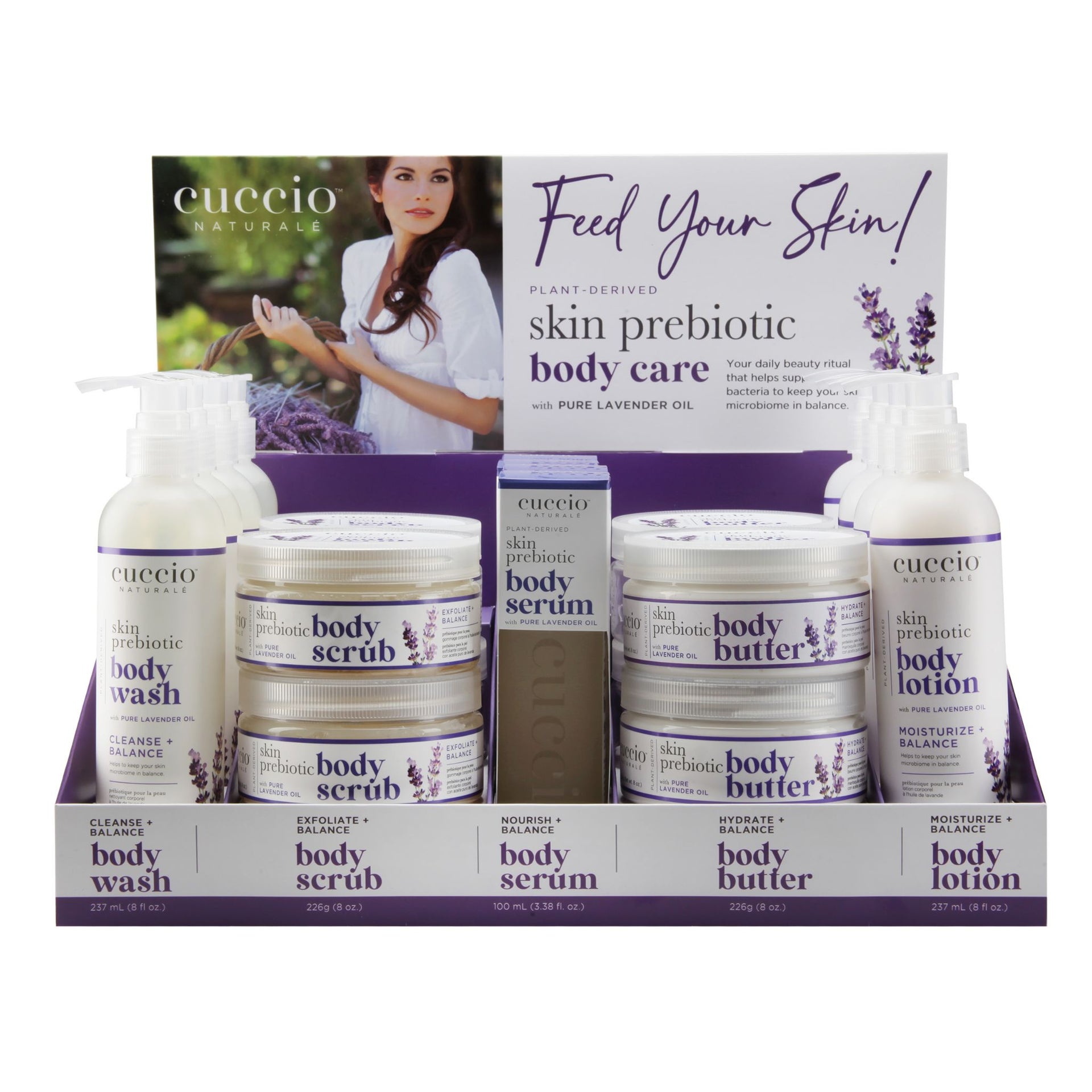 cuccio-naturale-prebiotic-display-40-soins-corps-assortis image 1