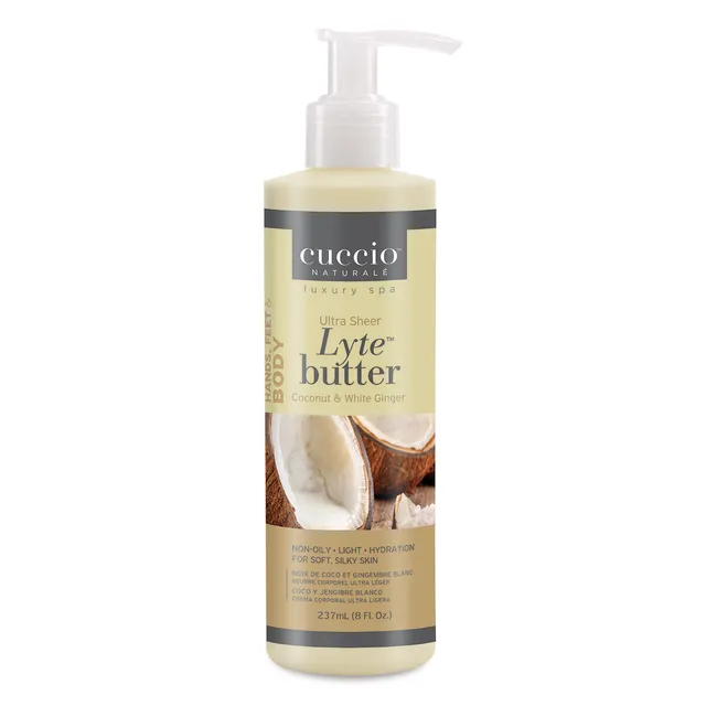 cuccio-naturale-lyte-body-butter-coco-gingembre-blanc-8oz image 1