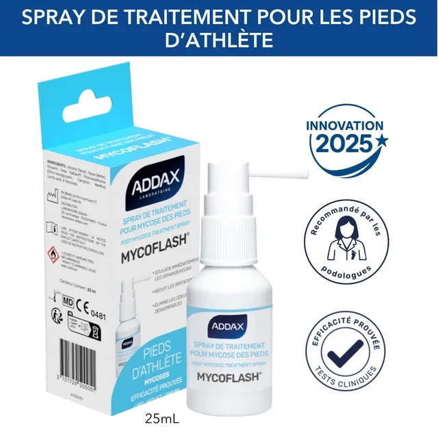 addax-mycoflash-pro-spray-antifongique-pied-d-athl-te image 1