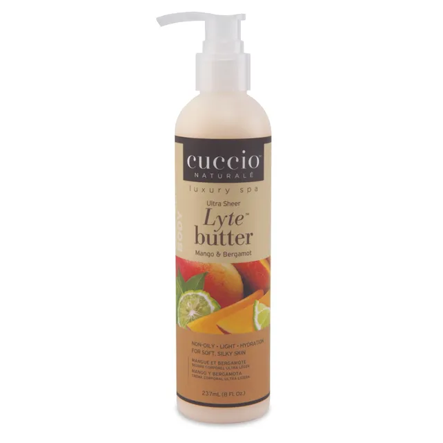 cuccio-naturale-lyte-beurre-corporel-l-ger-mangue-bergamote-8-oz image 1