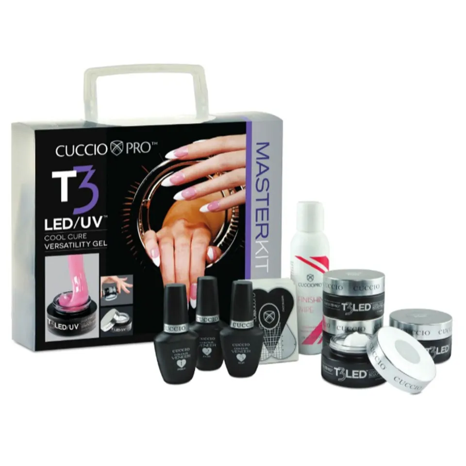 cuccio-pro-t3-gel-uv-led-auto-nivelant-master-kit-4-gels image 1