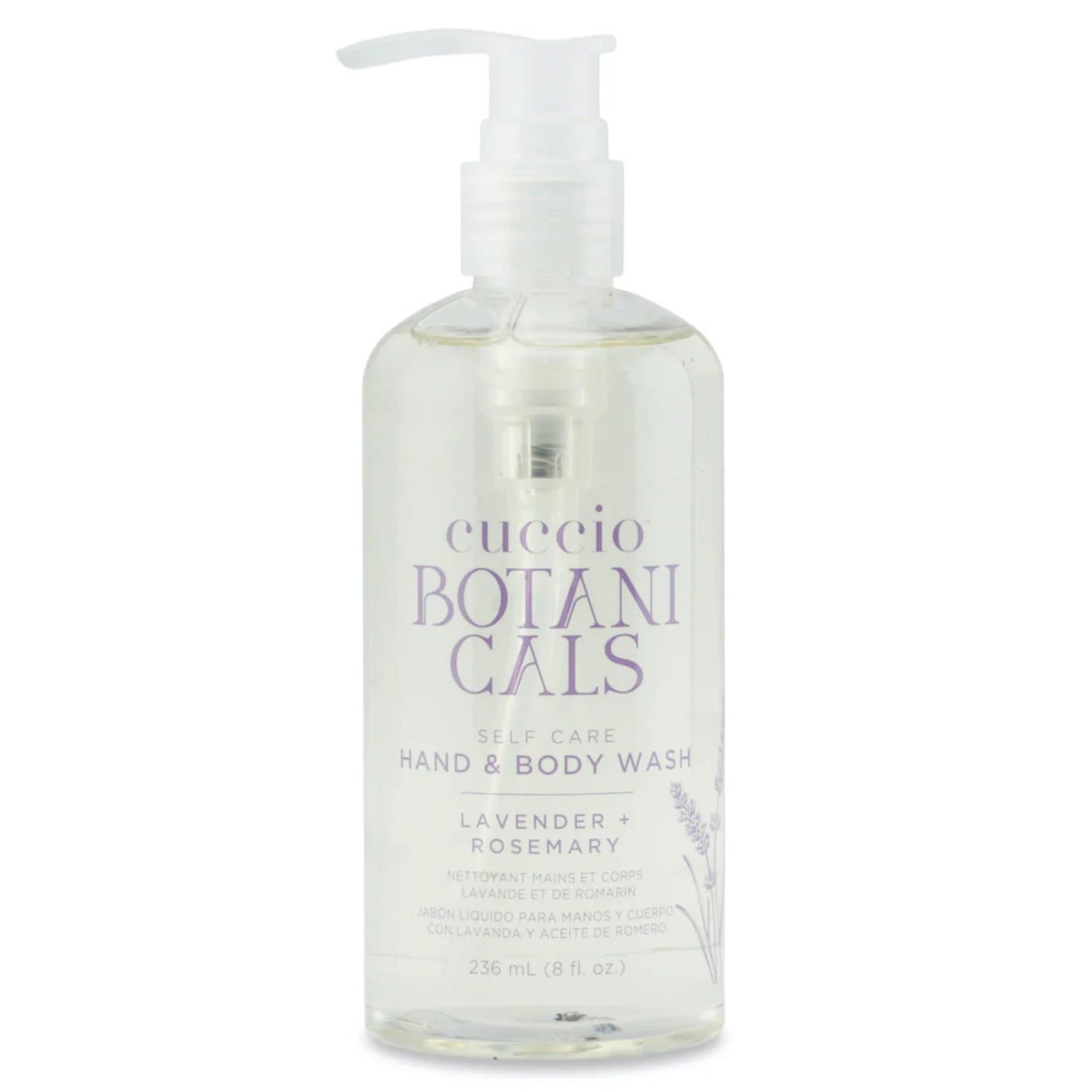 cuccio-botanicals-lavande-romarin-gel-douche-mains-corps-8-oz image 1