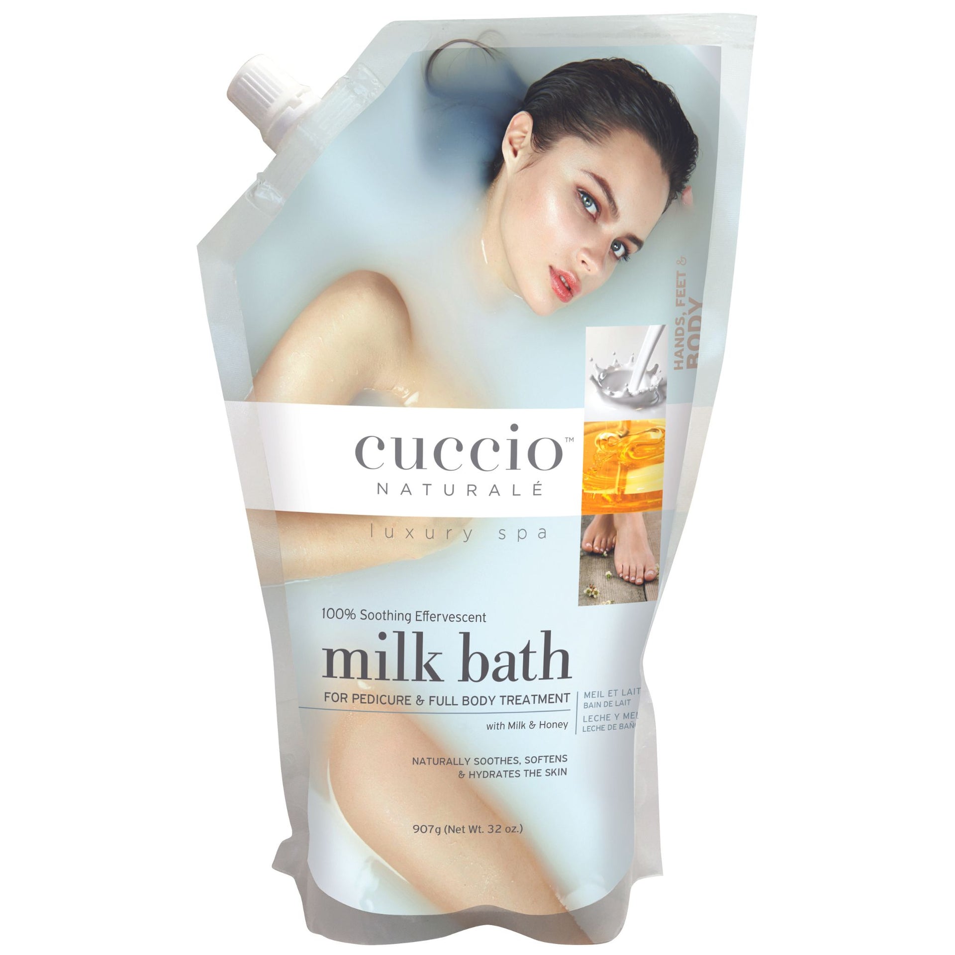cuccio-naturale-milk-bath-lait-de-bain-lait-miel-946-ml-relaxant image 1