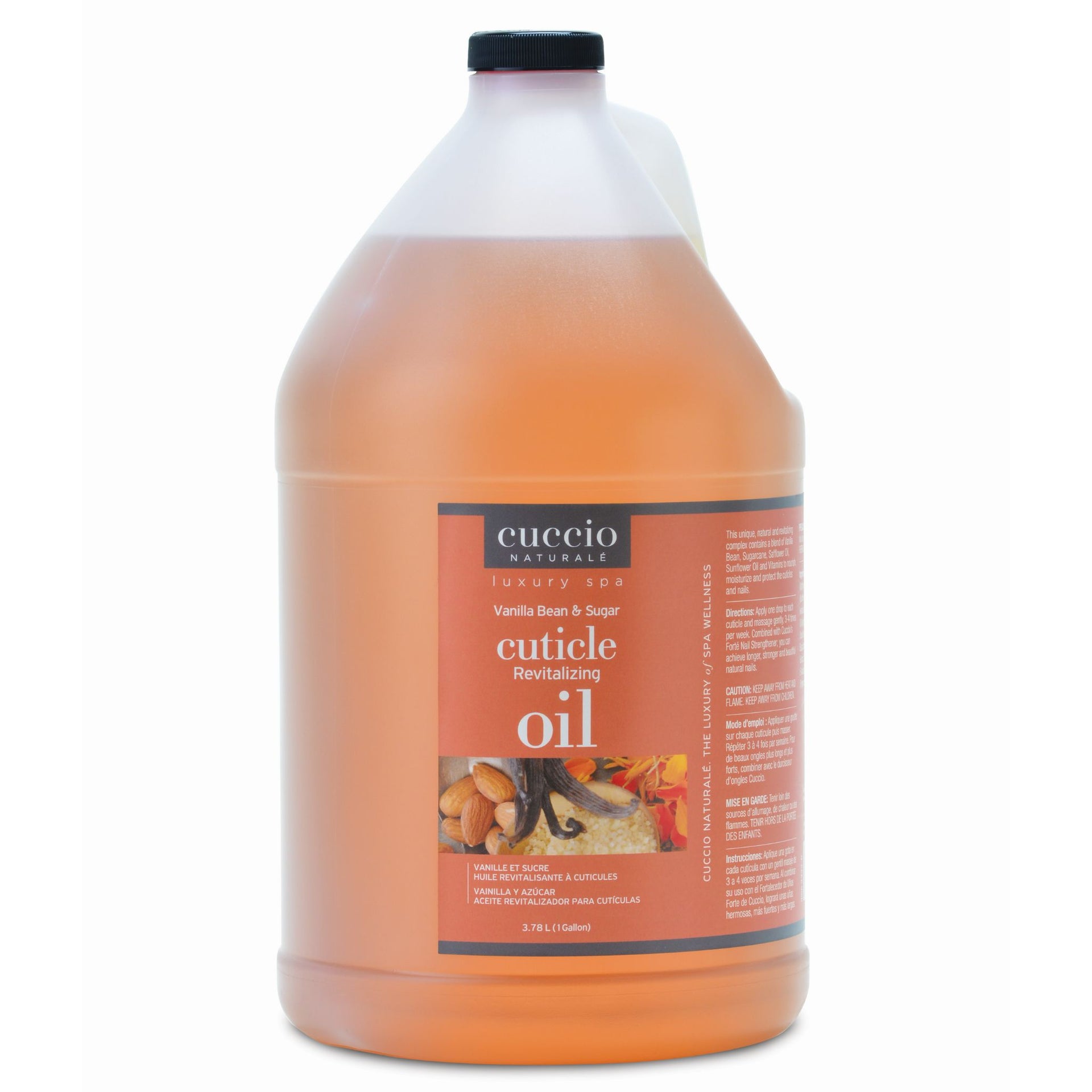 cuccio-naturale-huile-cuticules-vanille-sucre-gallon-recharge image 1